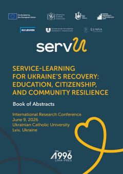 Cover for Service-Learning for Ukraine’s Recovery: Education, Citizenship, and Community Resilience