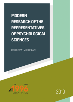 Cover for MODERN RESEARCH OF THE REPRESENTATIVES OF PSYCHOLOGICAL SCIENCES